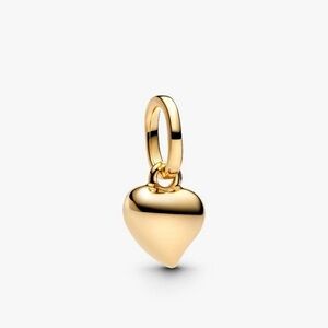 Pandora 14k Gold Plated Heart Pendant